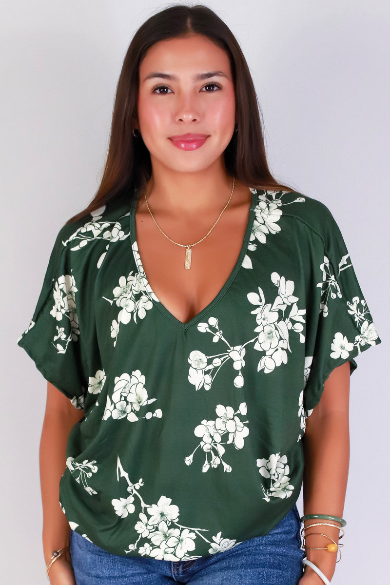 Jeans Warehouse Hawaii - SS PRINT - SAKURA DOLMAN TOP | By LUZ