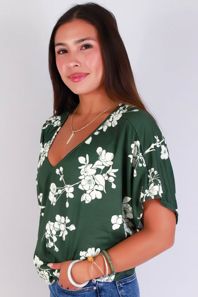 Jeans Warehouse Hawaii - SS PRINT - SAKURA DOLMAN TOP | By LUZ