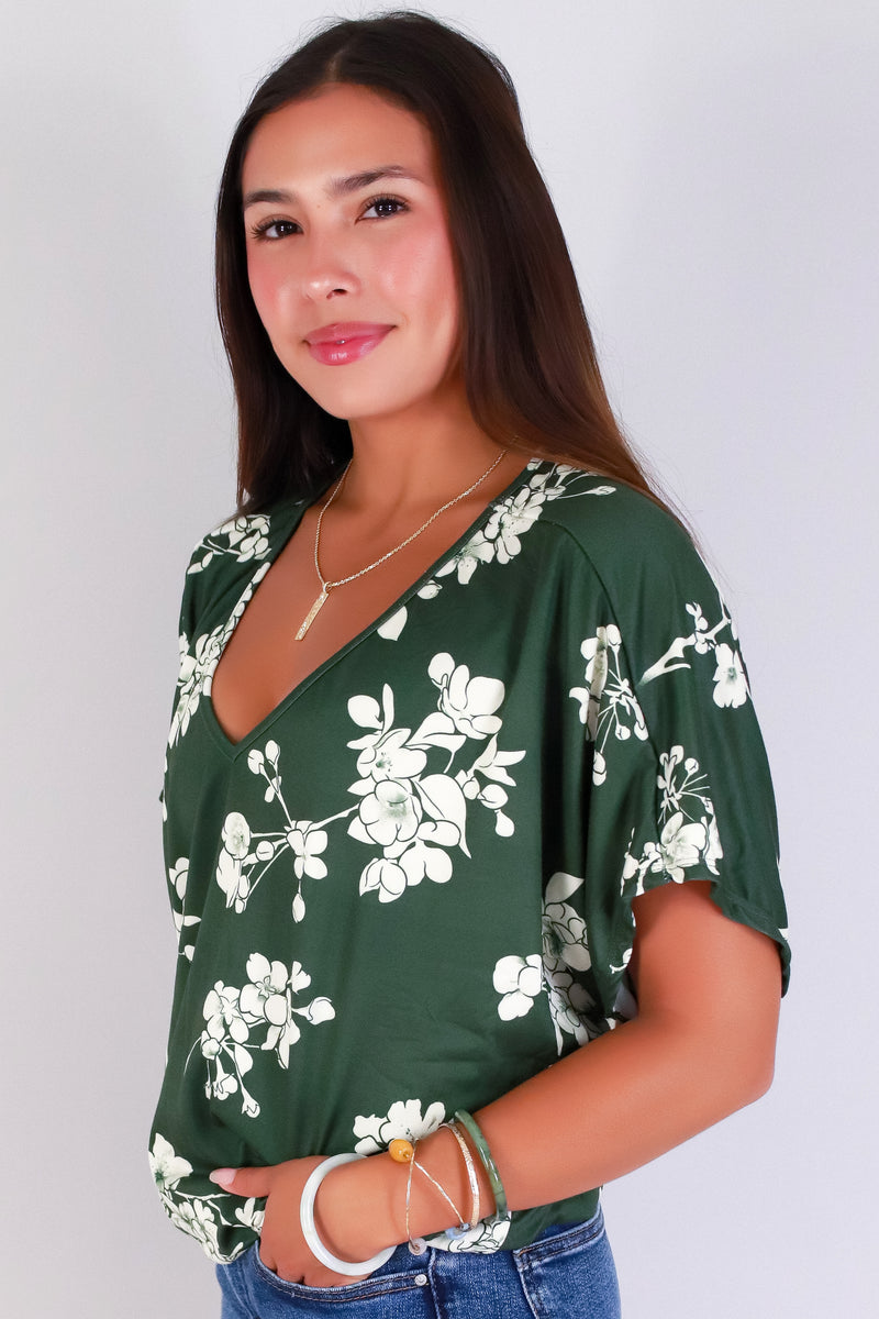 Jeans Warehouse Hawaii - SS PRINT - SAKURA DOLMAN TOP | By LUZ