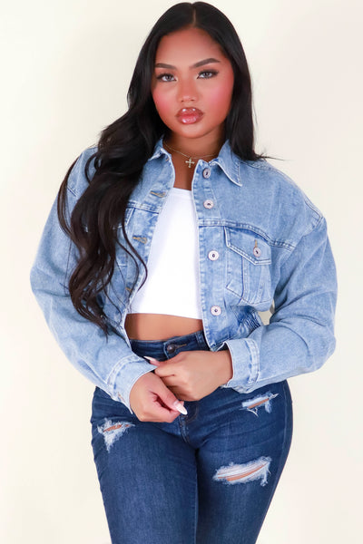 Jeans Warehouse Hawaii - DENIM JACKETS - TELL ME MORE JACKET | By GOGO APPAREL INC