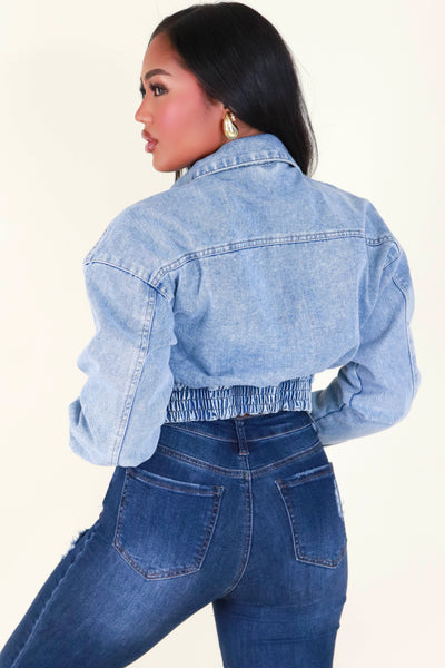 Jeans Warehouse Hawaii - DENIM JACKETS - TELL ME MORE JACKET | By GOGO APPAREL INC