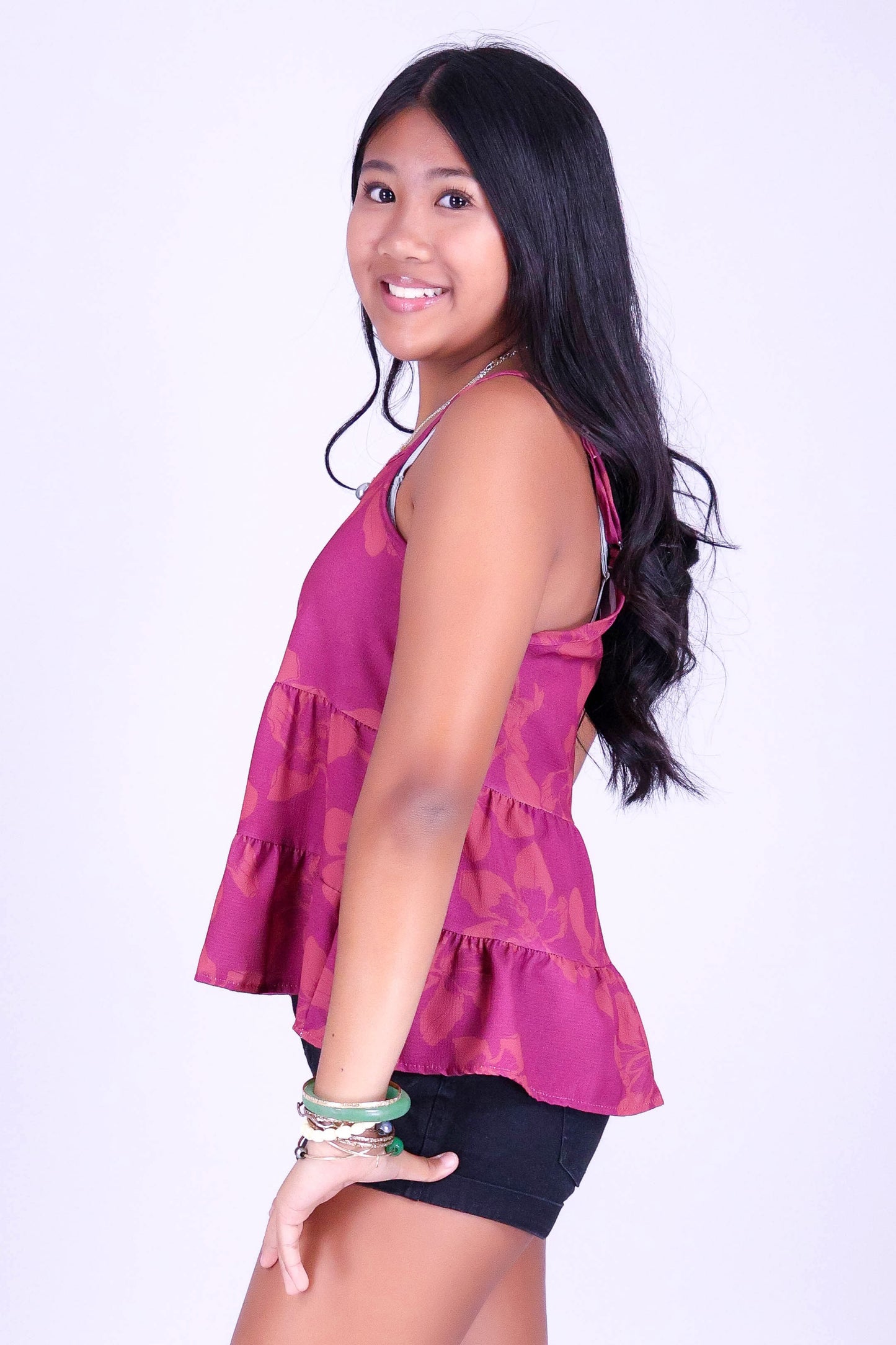 SILK FLOSS TREE FLOWER TOP | KIDS SIZE 2-16