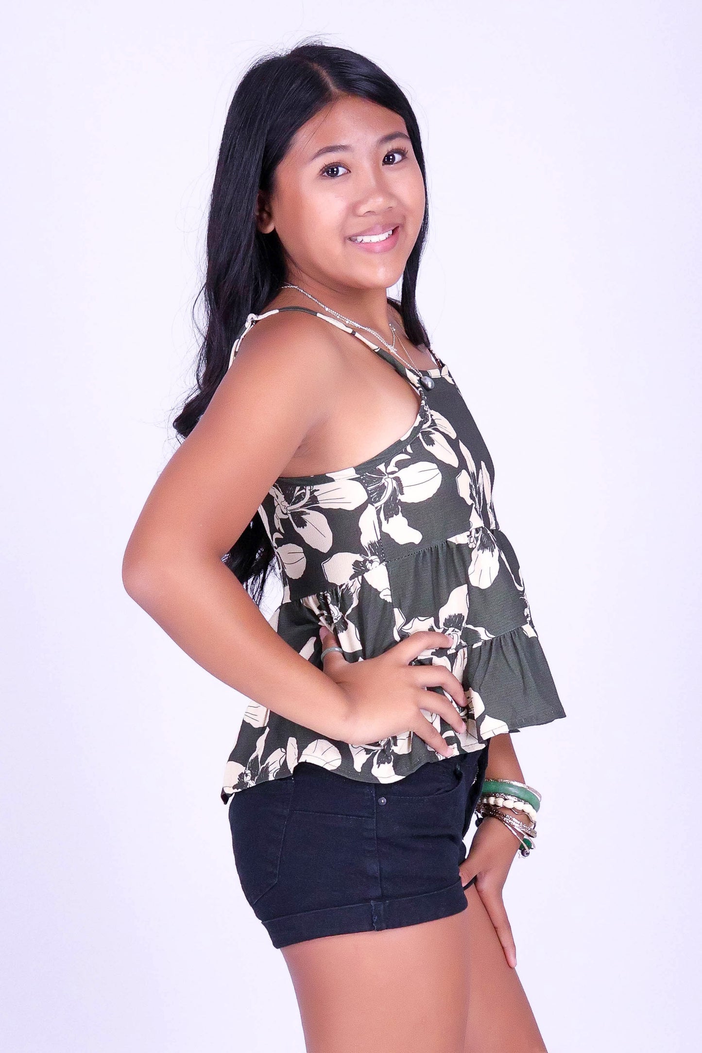 SILK FLOSS TREE FLWOER TOP | KIDS SIZE 2-16