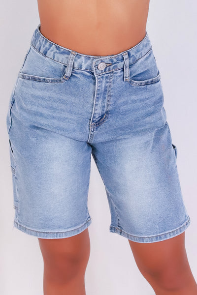 Jeans Warehouse Hawaii - DENIM BERMUDAS - STREETCUT JORTS | By ALMOST FAMOUS