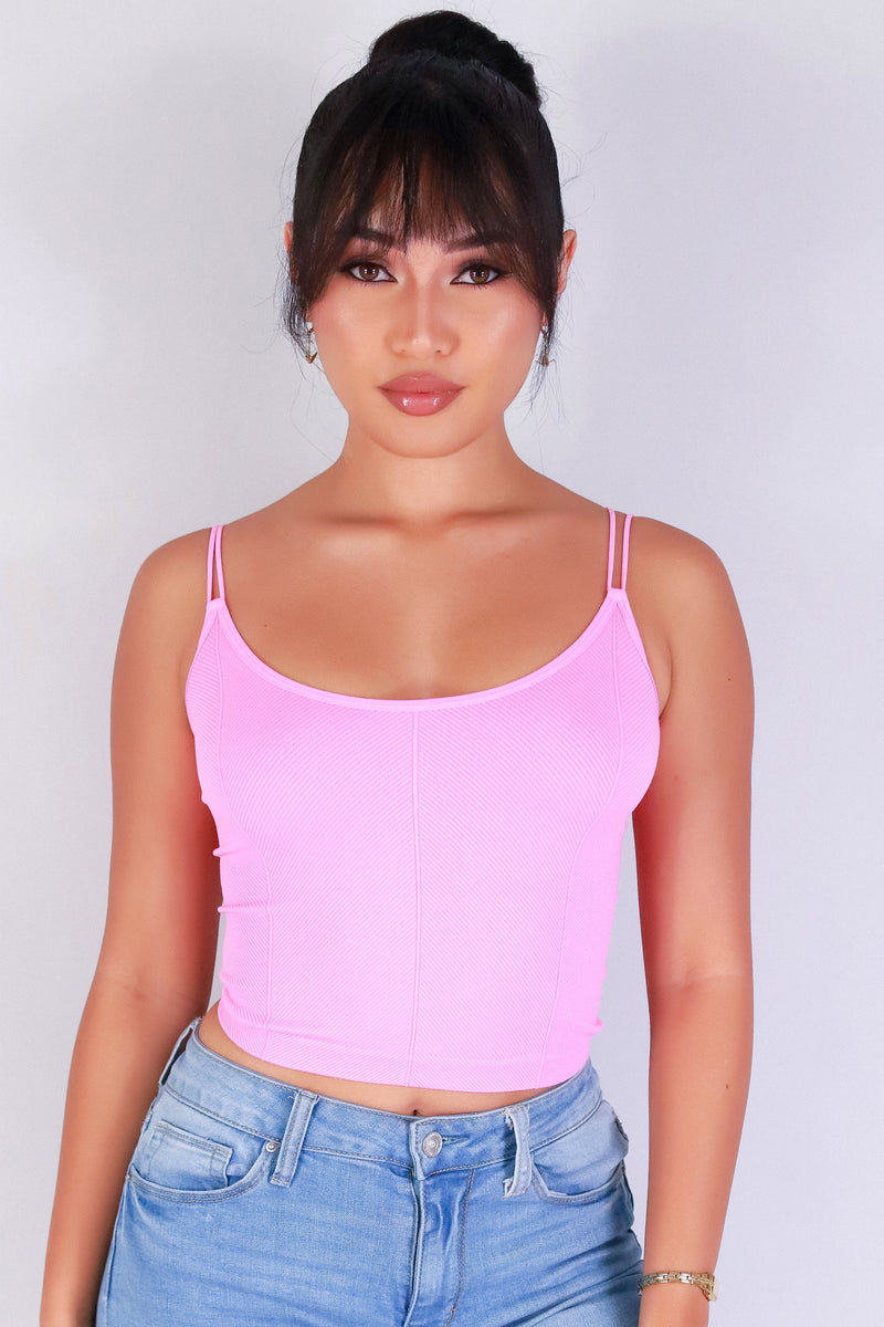 Jeans Warehouse Hawaii - S/L SOLID KNIT TOPS - FIT & FLEX SEAMLESS CROP TOP | By VERY J
