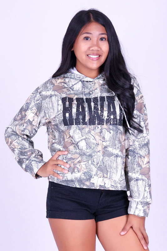 HAWAII HUNTING CAMO HOODIE | KIDS SIZE 2-14