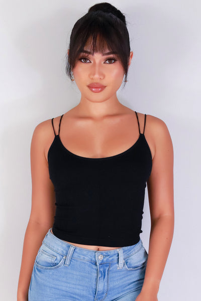 Jeans Warehouse Hawaii - S/L SOLID KNIT TOPS - FIT & FLEX SEAMLESS CROP TOP | By VERY J