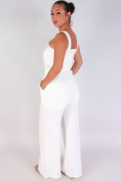 Jeans Warehouse Hawaii - SOLID CASUAL JUMPSUITS - DREAM VACATION JUMPSUIT | By HYMAN FAMILY INC