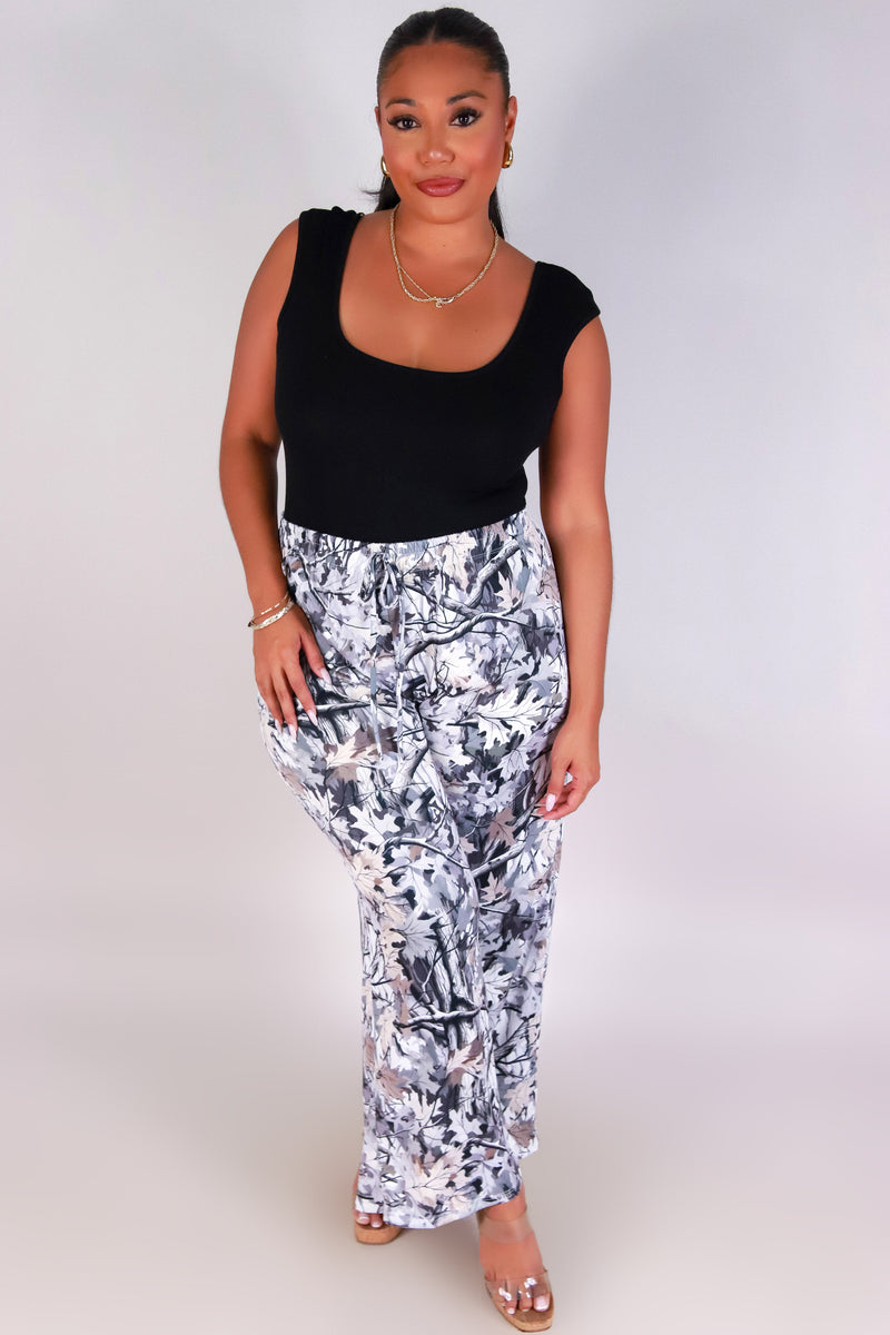 Jeans Warehouse Hawaii - PLUS Knit Pants - HUNT ME DOWN HUNTING CAMO PANTS | By LUZ