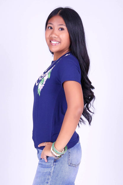 PIKAKE MAILE LEI TEE | KIDS SIZE 2-14