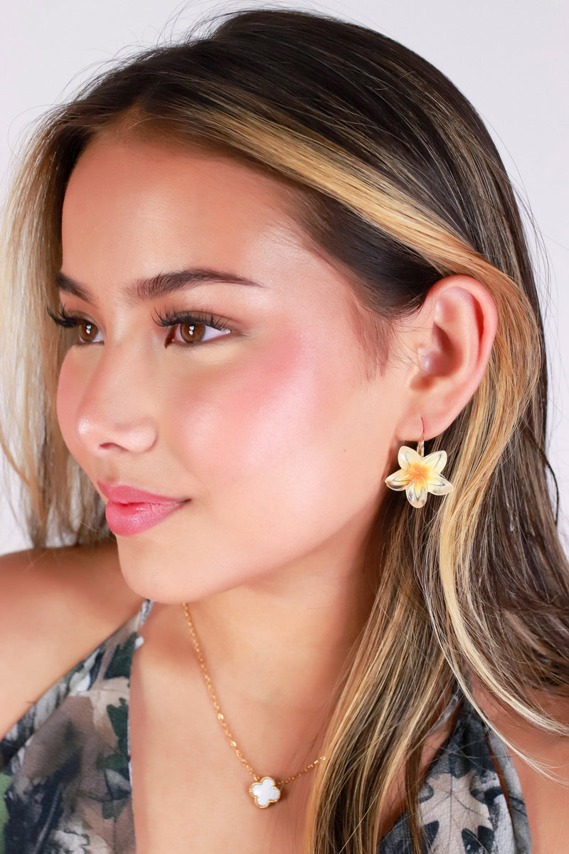 Jeans Warehouse Hawaii - DANGLE - PETAL KISSES DANGLE EARRINGS | By LB COLLECTION (LB&