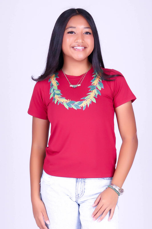 MAILE PUAKENIKENI LEI TEE | KIDS SIZE 2-14