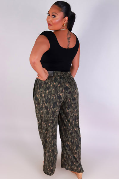 Jeans Warehouse Hawaii - PLUS PLUS PRINTED PANTS - FIELD DAY FIT PANTS | By YMI JEANS