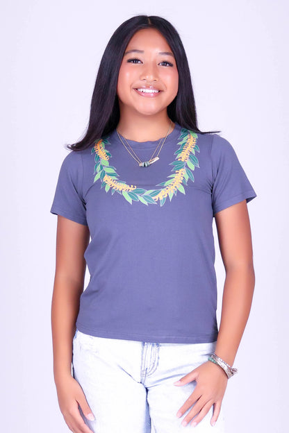 MAILE PUAKENIKENI LEI TEE | KIDS SIZE 2-14