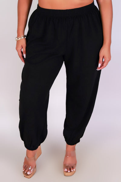 Jeans Warehouse Hawaii - PLUS Knit Pants - COZY MOVES JOGGER | By CRESCITA APPAREL/SHINE I
