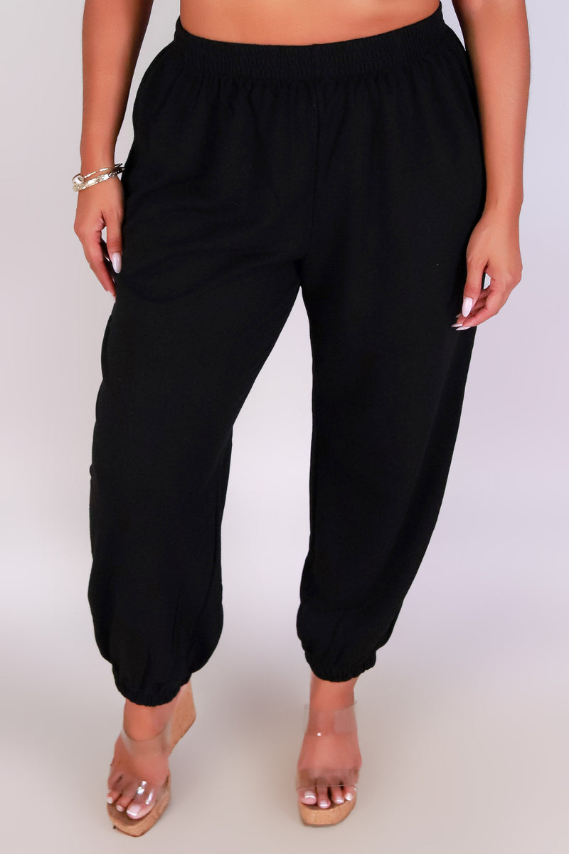 Jeans Warehouse Hawaii - PLUS Knit Pants - COZY MOVES JOGGER | By CRESCITA APPAREL/SHINE I