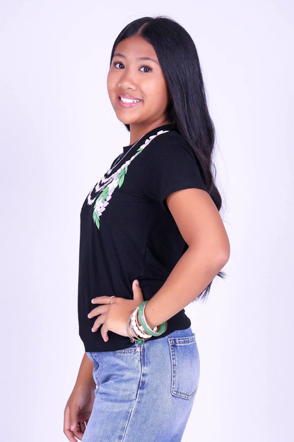 PIKAKE MAILE LEI TEE | KIDS SIZE 2-14