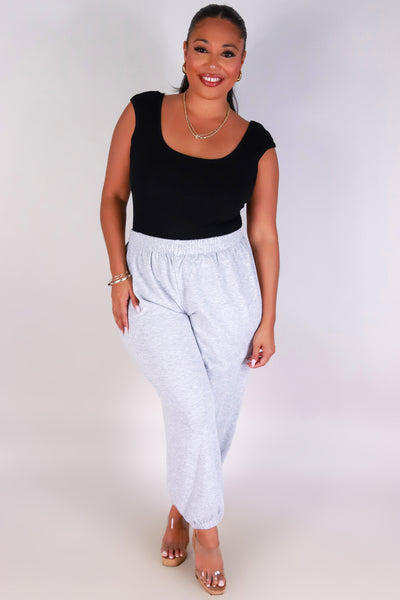 Jeans Warehouse Hawaii - PLUS Knit Pants - COZY MOVES JOGGER | By CRESCITA APPAREL/SHINE I