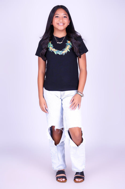 MAILE PUAKENIKENI LEI TEE | KIDS SIZE 2-14