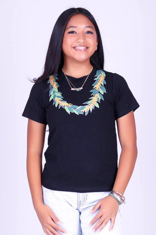 MAILE PUAKENIKENI LEI TEE | KIDS SIZE 2-14