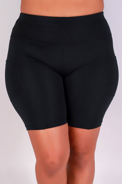 Jeans Warehouse Hawaii - PLUS Knit Shorts - MOTION MODE BIKER SHORTS | By FUNKITRIBE INC