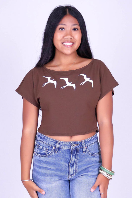 3 IWA OFF SHOULDER TEE | KIDS SIZE 8-16