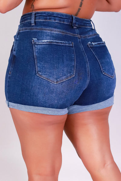 Jeans Warehouse Hawaii - PLUS Denim Shorts - YOU CAN GET IT SHORTS | By WAX JEAN