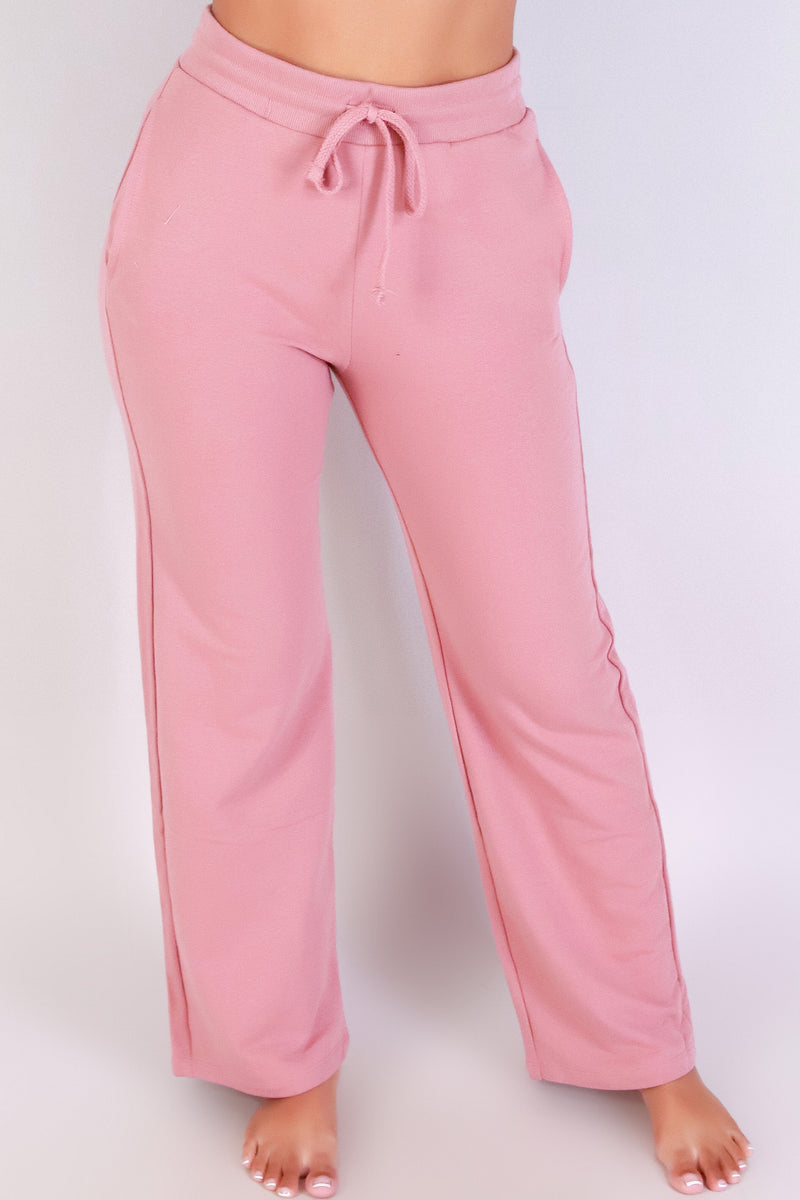 Jeans Warehouse Hawaii - ACTIVE KNIT PANT/CAPRI - ALL DAY WIDE LEG PANTS | By AMBIANCE APPAREL