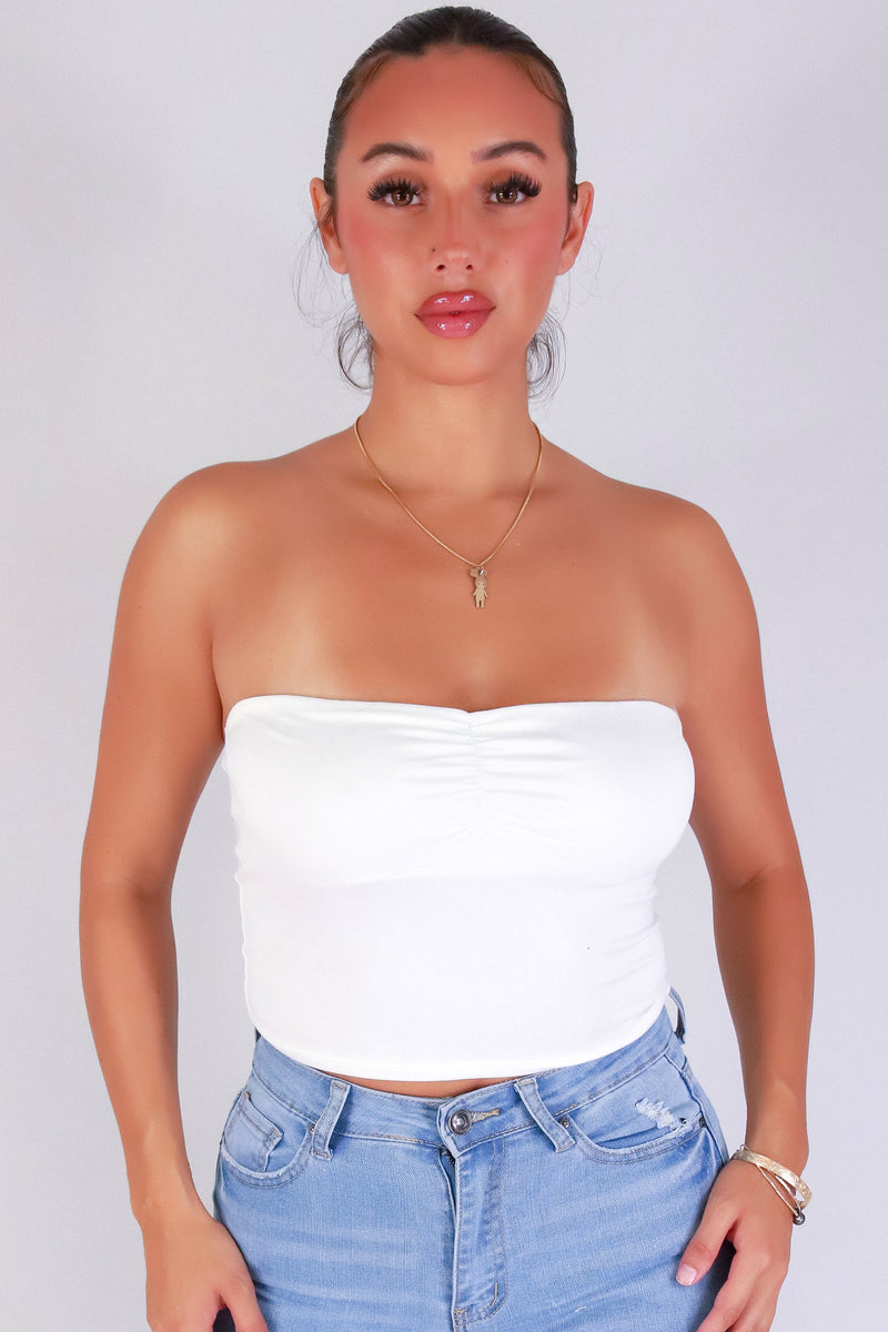 Jeans Warehouse Hawaii - SL CASUAL SOLID - SIMPLISTIC TUBE TOP | By TIMING