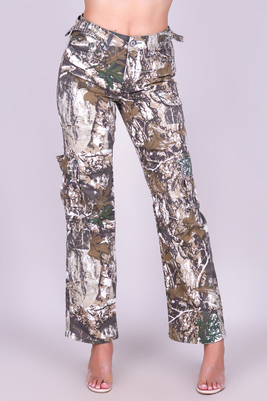 SILENT TERRAIN HUNTING CAMO CARGO JEANS
