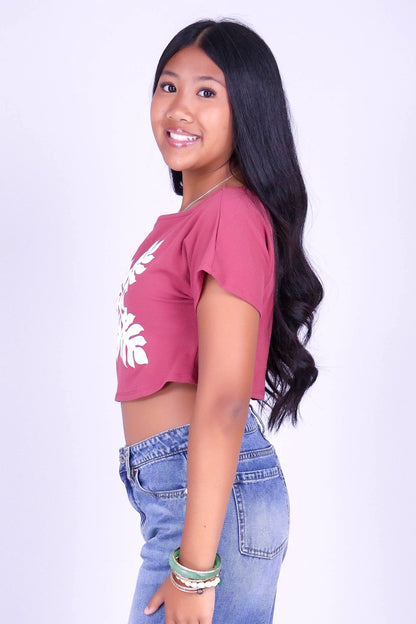 ULU QUILT OFF SHOULDER TEE | KIDS SIZE 8-16