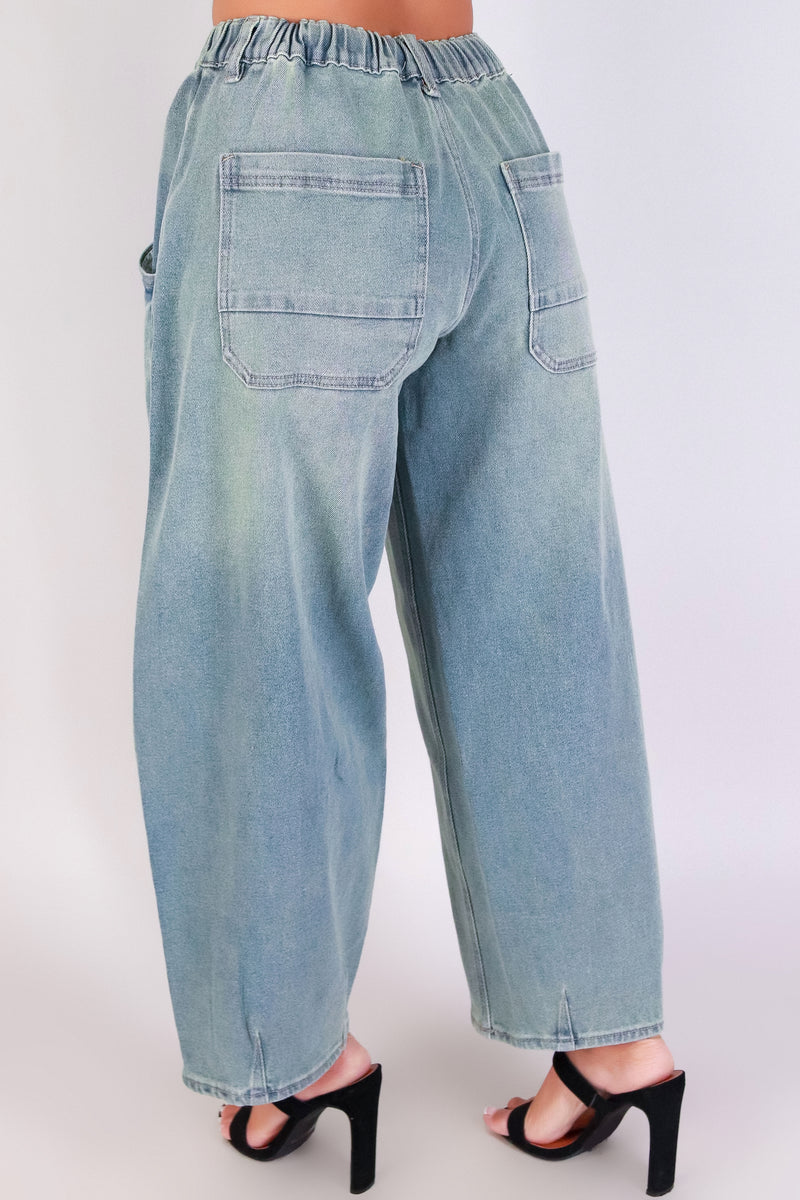 Jeans Warehouse Hawaii - JEANS - ROLL WITH IT BARREL JEANS | By ALMOST FAMOUS