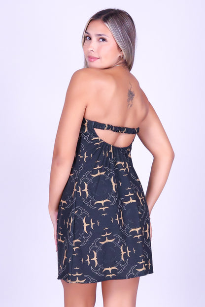 IWA CIRCLE MINI TUBE DRESS