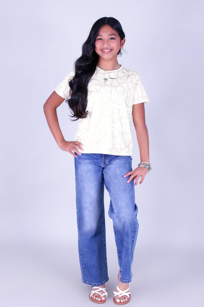 WAVY HIBISCUS TOP | KIDS SIZE 2-16