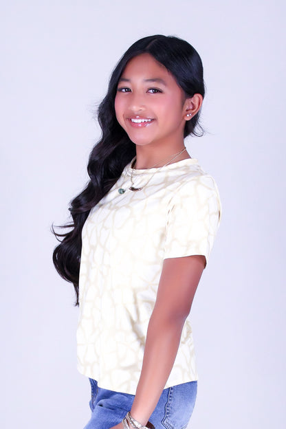 WAVY HIBISCUS TOP | KIDS SIZE 2-16