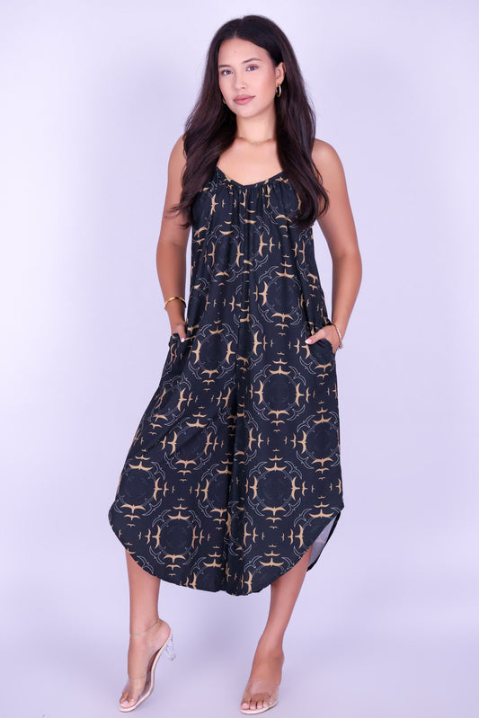 IWA CIRCLE NO WAIST JUMPSUIT