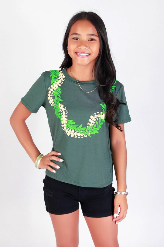 PUAKENIKENI MAILE LEI TEE | KIDS SIZE 2-16