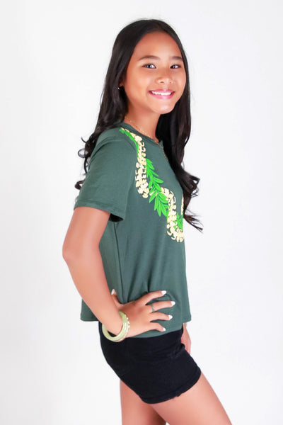 PUAKENIKENI MAILE LEI TEE | KIDS SIZE 2-16