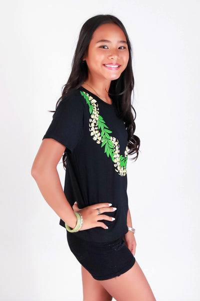 20250923 - s/s crew puakeni maile te - BLACK