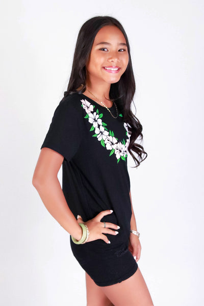 MULTI HIBISCUS LEI TEE | KIDS SIZE 2-16