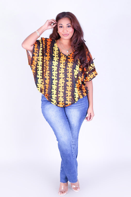 PUAKENIKENI OUTLINE DOLMAN TOP