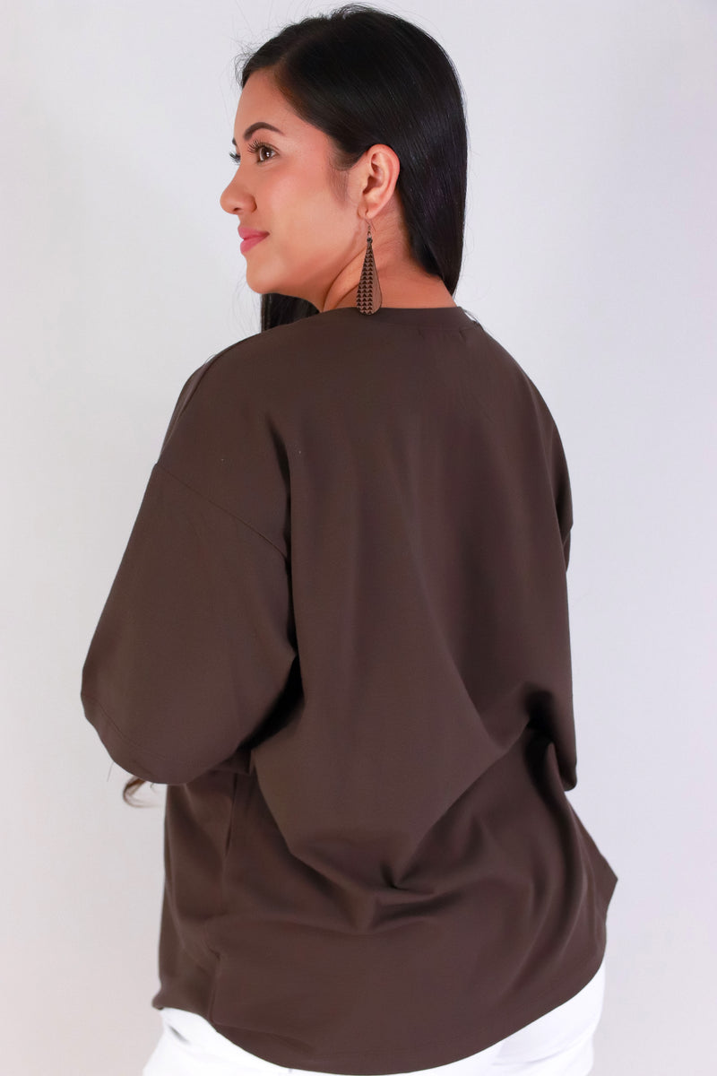 Jeans Warehouse Hawaii - PLUS S/S SCREENS - PIKAKE LOKELANI OVERSIZED TEE | By ROCK & ROSE BY CHERIE