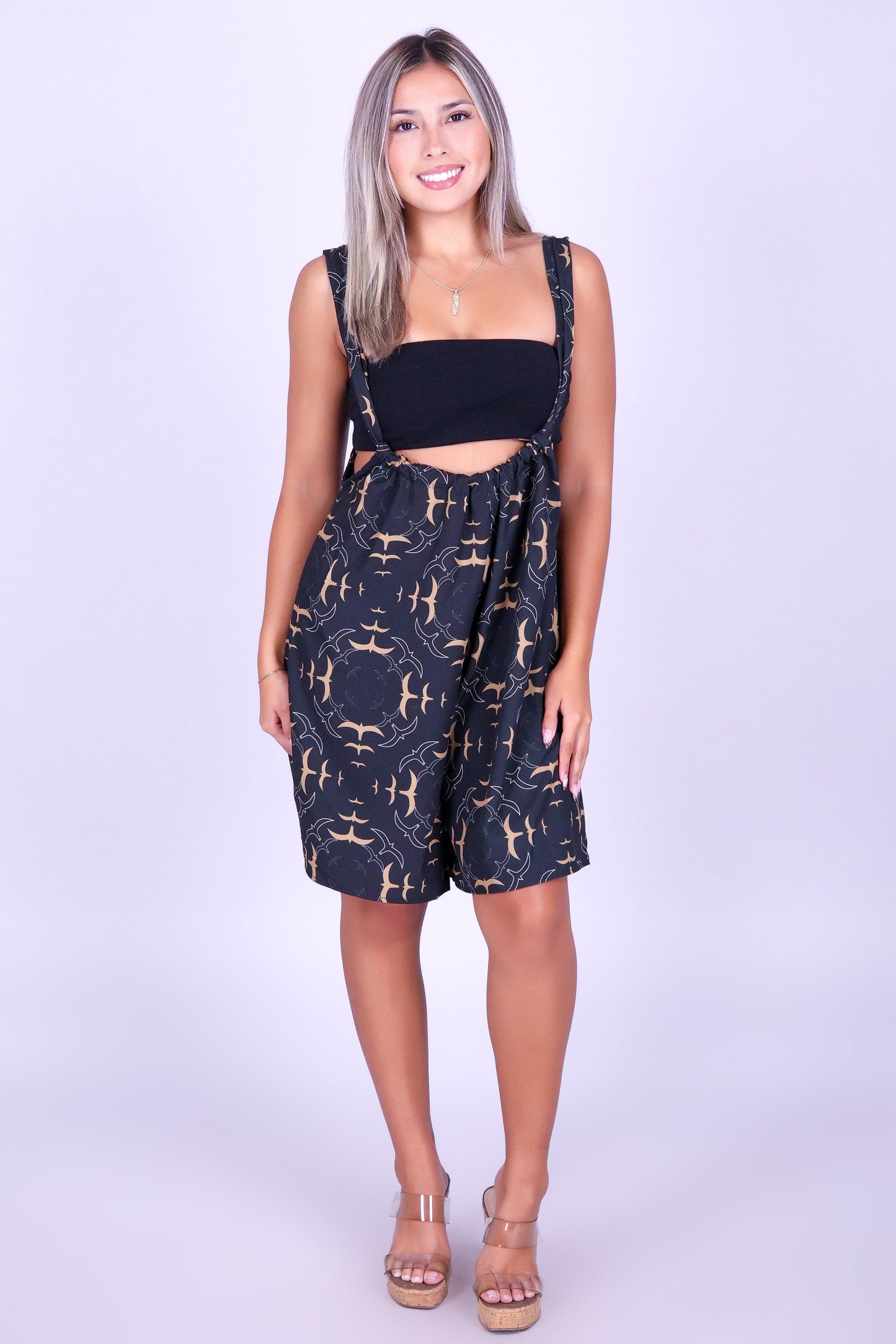 IWA CIRCLE TIE FRONT ROMPER