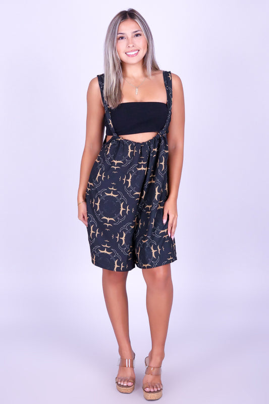 IWA CIRCLE TIE FRONT ROMPER