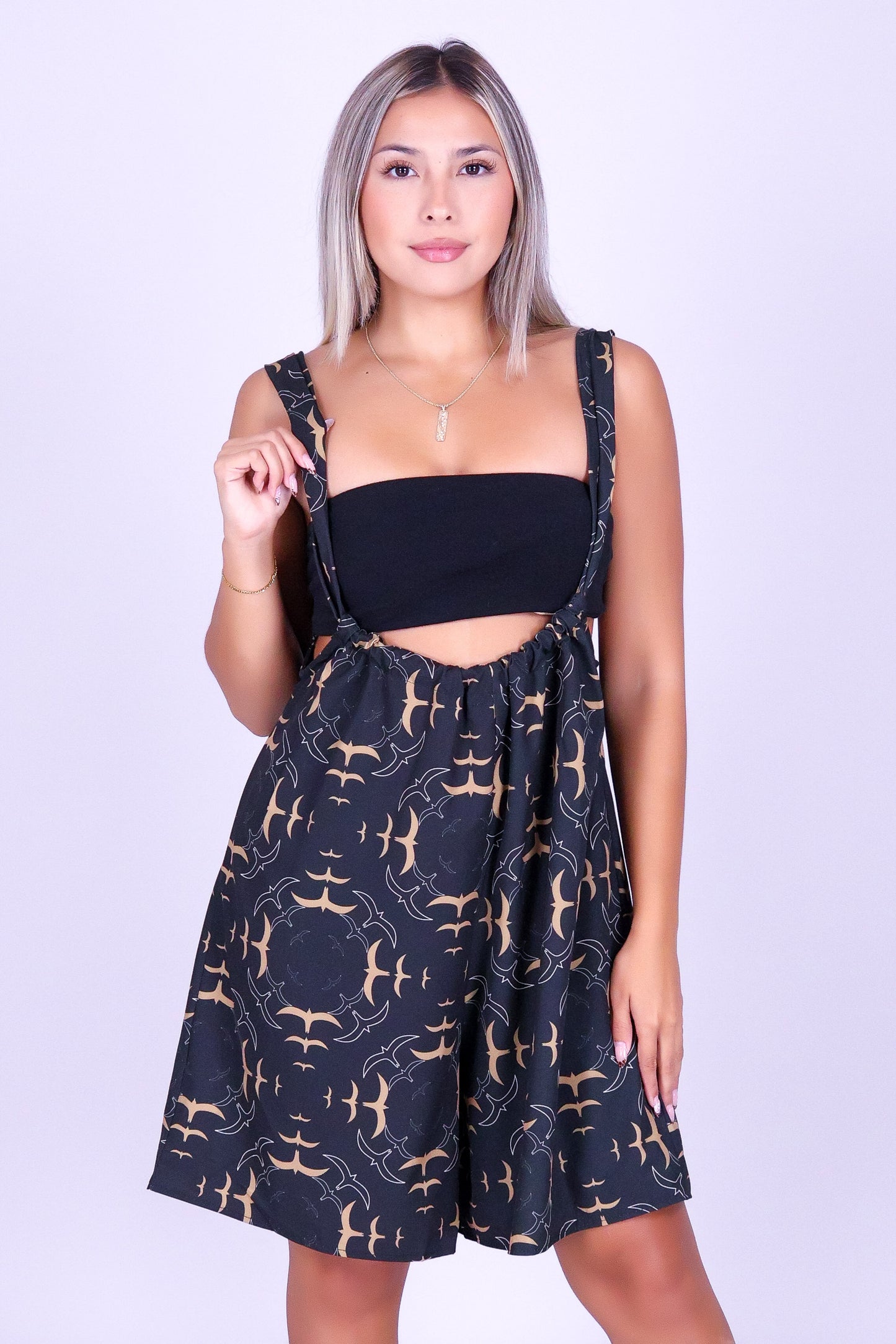 IWA CIRCLE TIE FRONT ROMPER