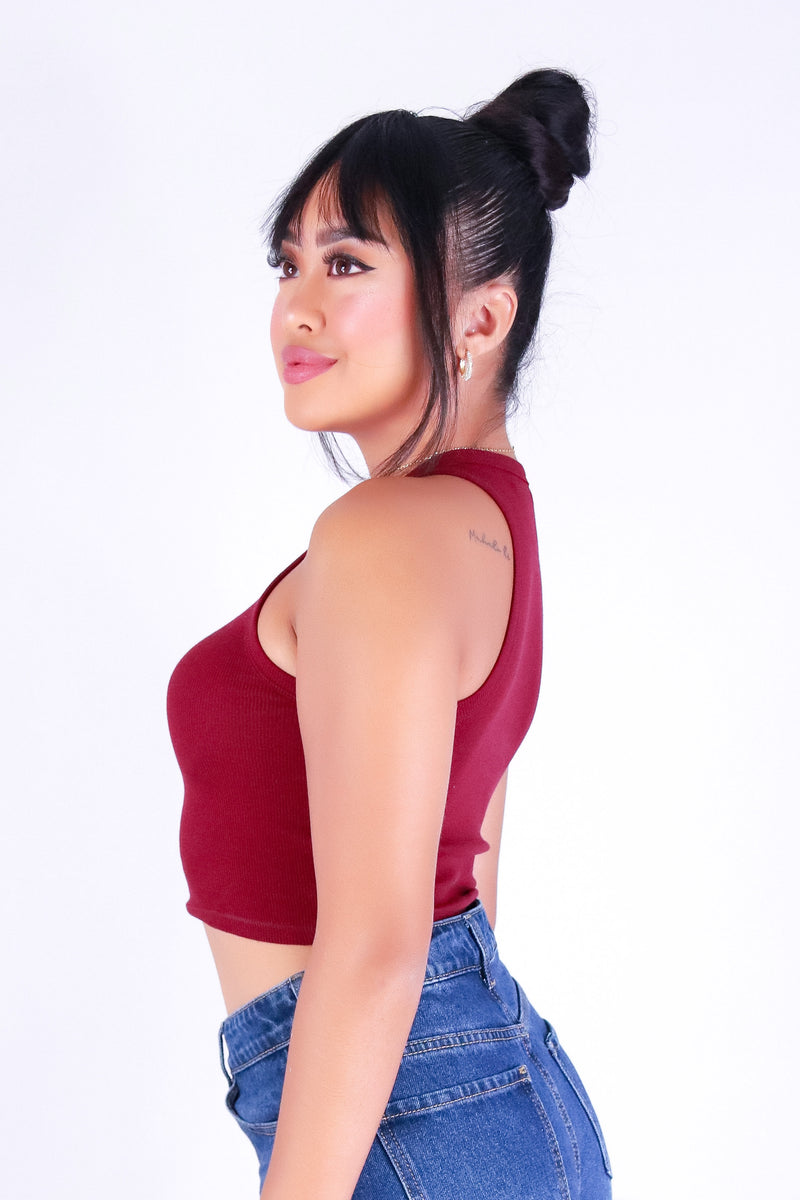 PRETTY BASIC CROP TANK