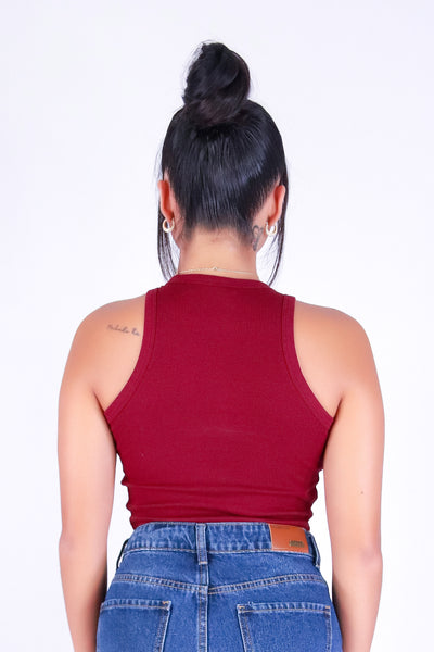 PRETTY BASIC CROP TANK