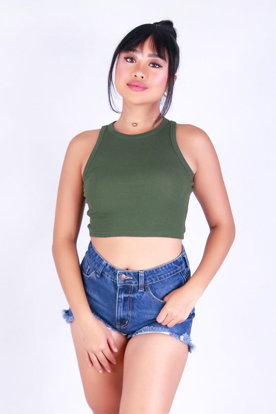 PRETTY BASIC CROP TANK