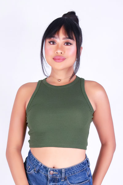 PRETTY BASIC CROP TANK