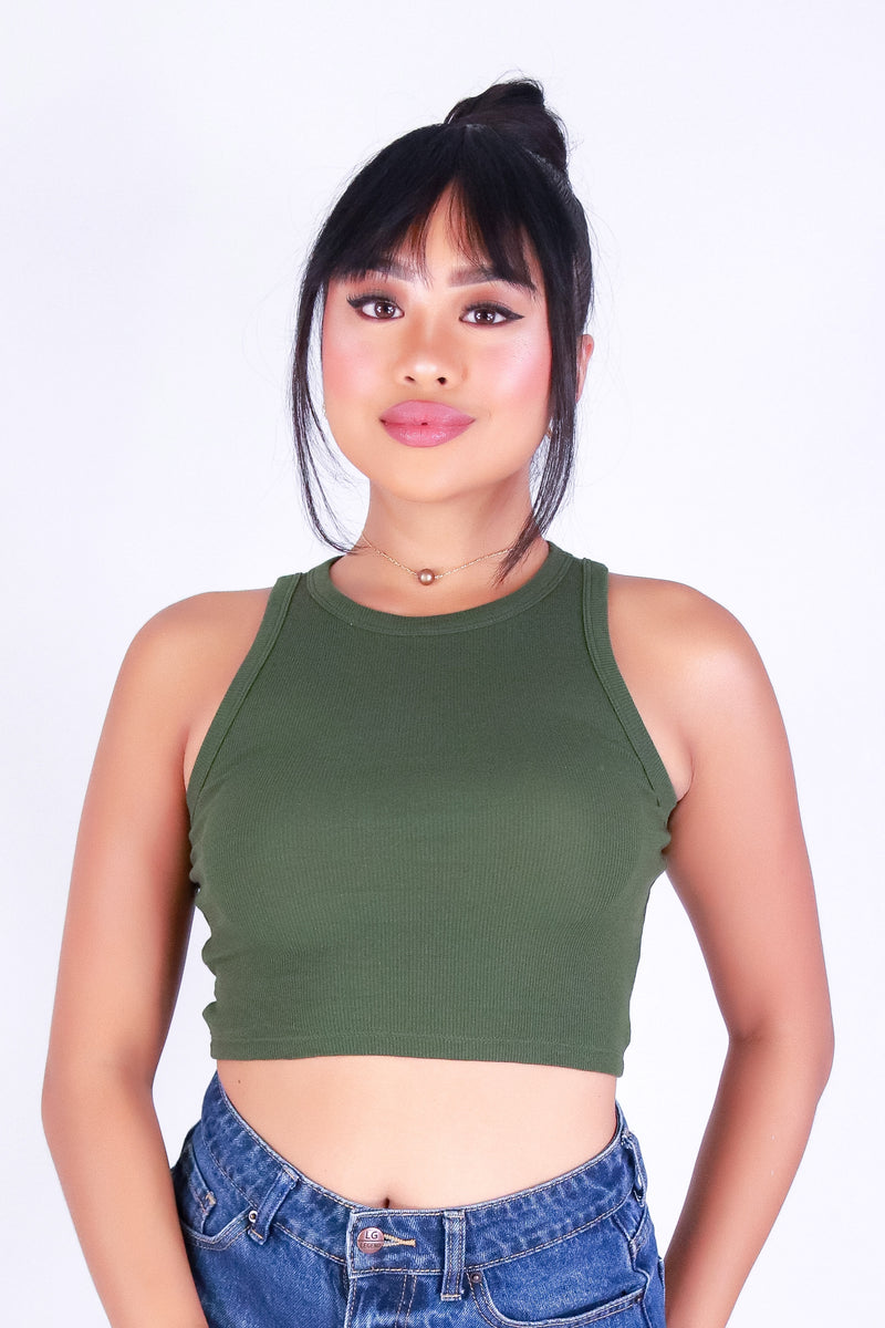 PRETTY BASIC CROP TANK